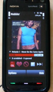 אפליקציית Last.fm ב Nokia 5800